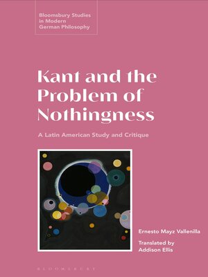 cover image of Kant and the Problem of Nothingness